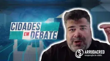 Representante da ArrudaCred em entrevista no programa de TV Cidades em Debate