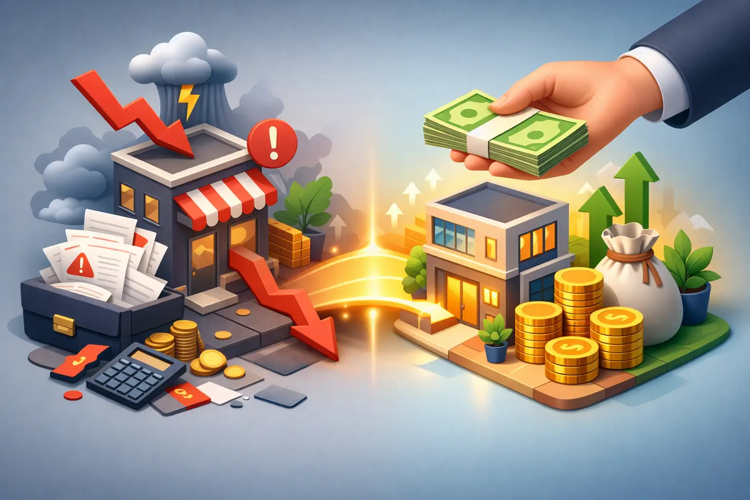 Empresa negativada consegue capital de giro?