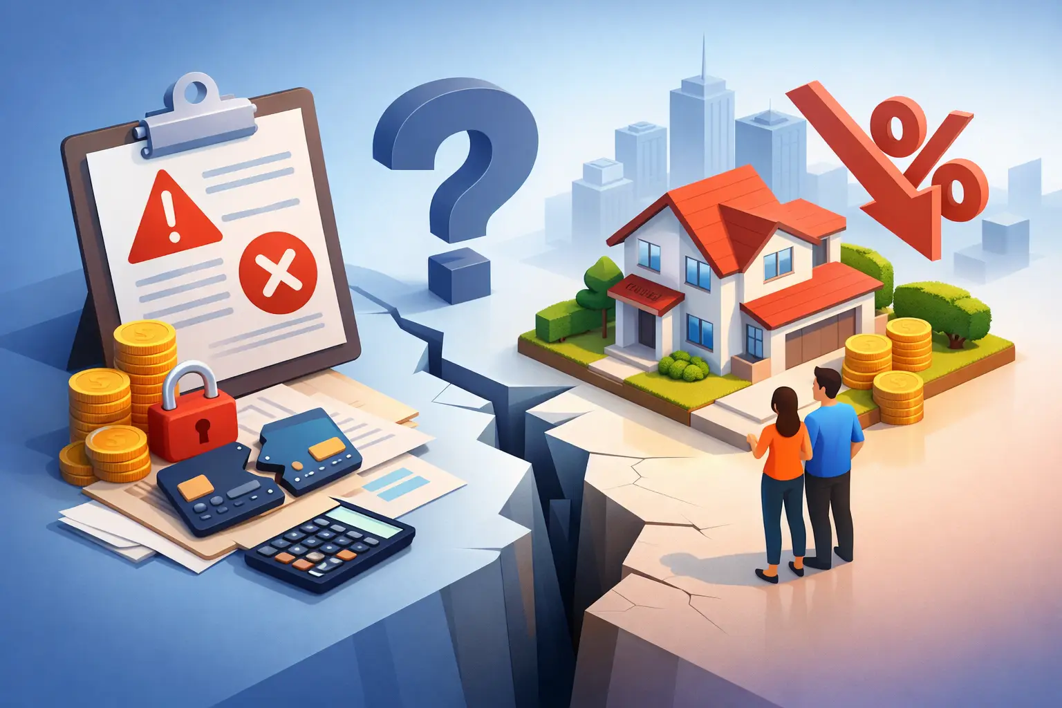 Nome sujo e financiamento imobiliário ainda dá?